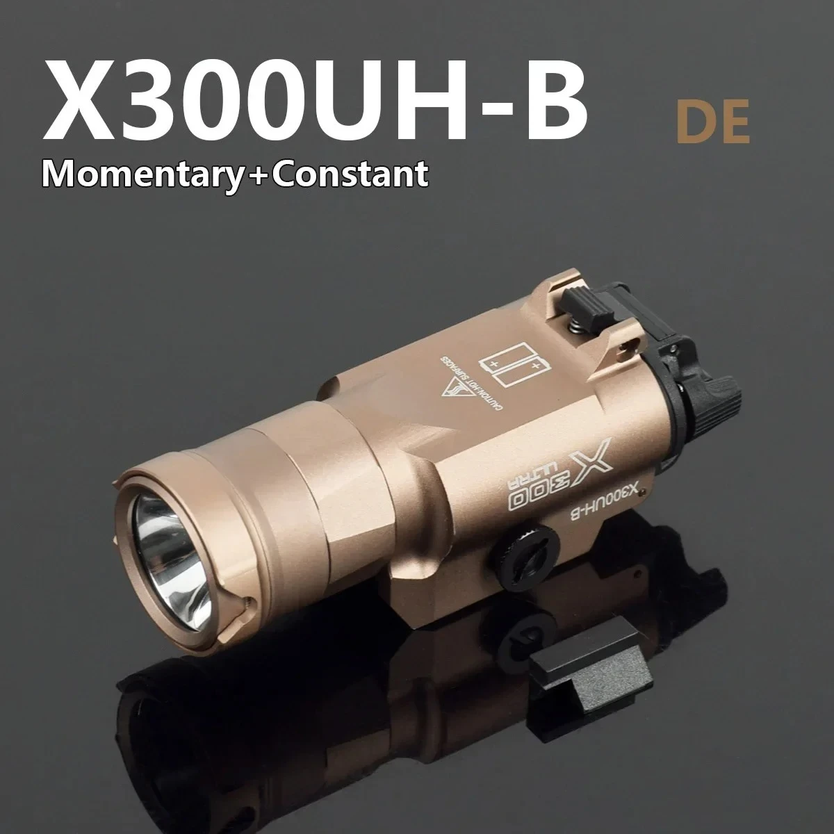 Enhanced Tactical LED Flashlight with Strobe and Constant/Momentary Modes