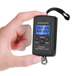 Mini Balance numérique suspendue 40kg, équipement de pêche, pesée de voyage 