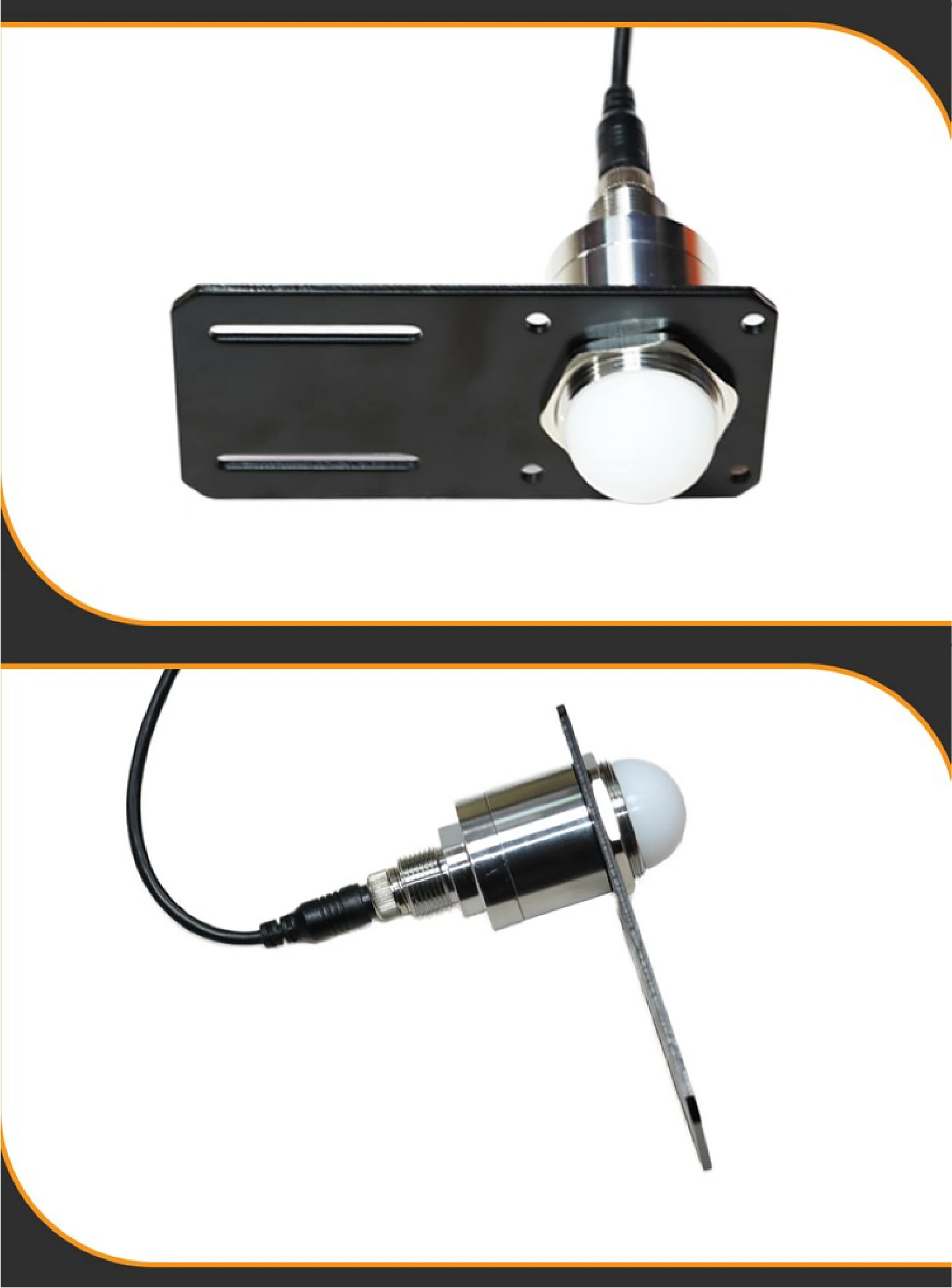 80GHz Aviation Connector Radar Level Sensor Waterproof Stainless Steel 3-12m RS4