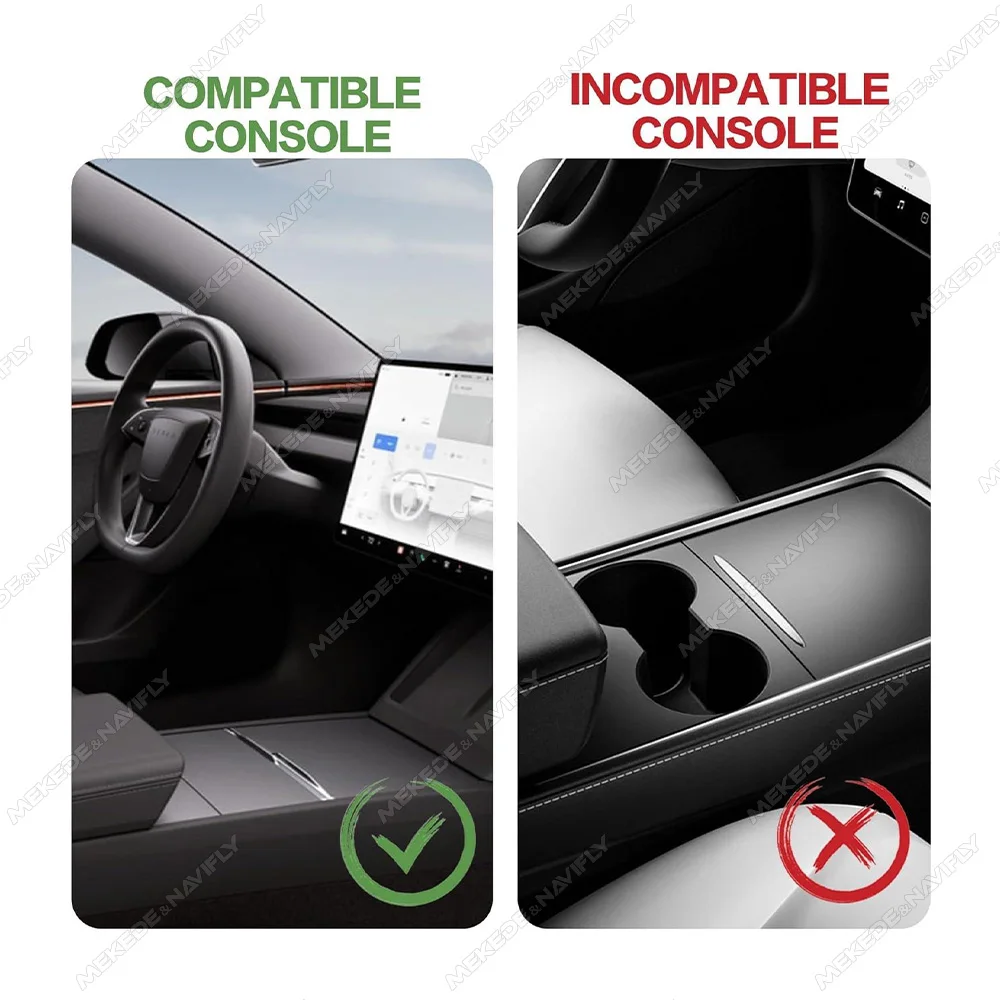 For New Tesla Model 3 Model Y 2024-2025 Armrest box expansion dock 45W Central Control 4-port Fast Charging TPYE-C HUB