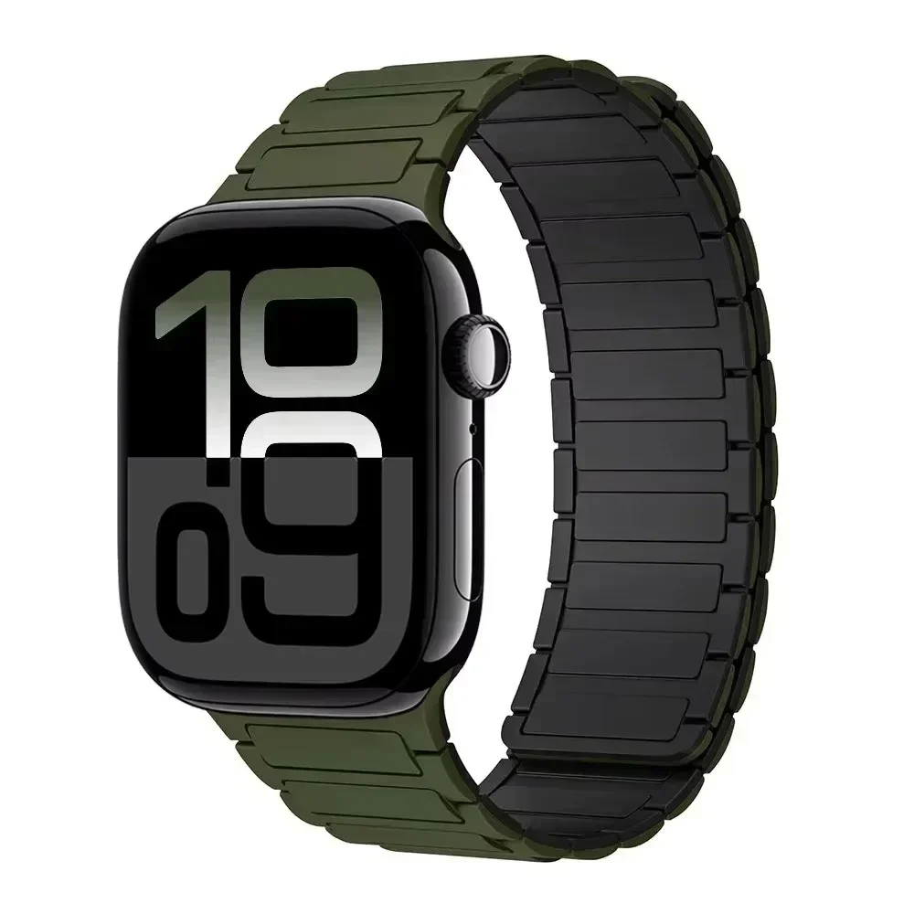 Premium Sports Silicone Magnetic Watch Strap Bracelet