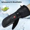 Unisex Far Infrared Heated Mitten Gloves Carbon Fiber Heating 3 Shift Temperatures Battery Heated Mitten Gloves SHGS38 3