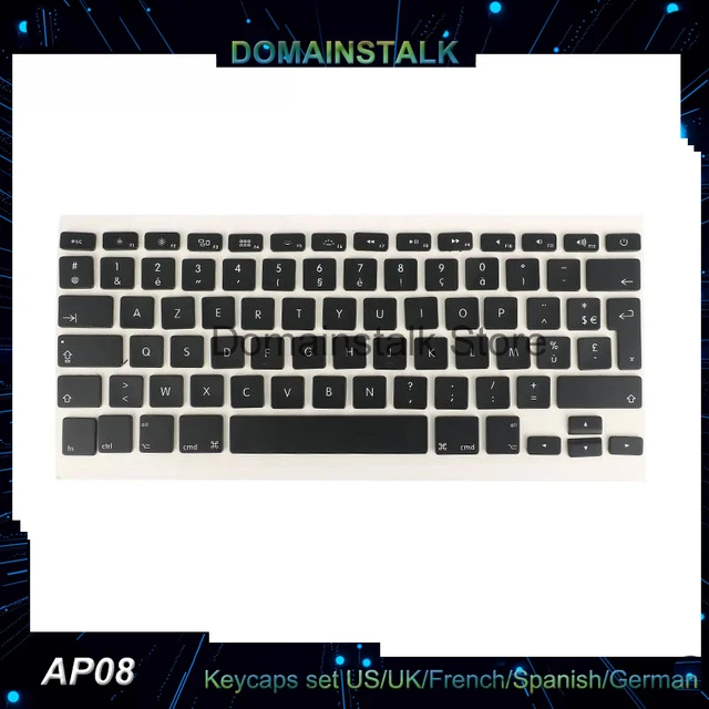 Macbook touches de clavier AZERTY + clips AP08 models for A1398 A1502 A1425  - Clavier - Achat & prix
