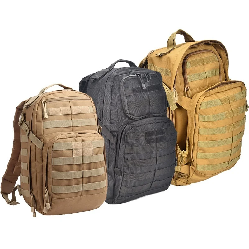 

Tactical Rush Backpack, Outdoor Daily Trekking Molle Bag, Military Rucksack Pack, School Bag, 12, 24