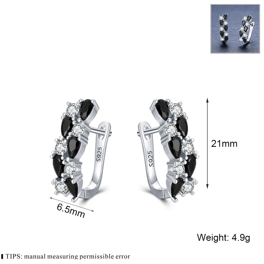 Classic Silver Color Stud Earrings - Image 5