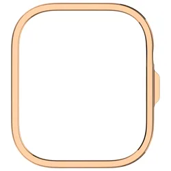 Shockproof Protective Hard Case for Huawei Watch Fit Series - Bumper Shell with Hollow Out Design (Rose Gold)