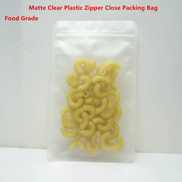 emballage alimentaire mat en plastique auto-étanchéité sac