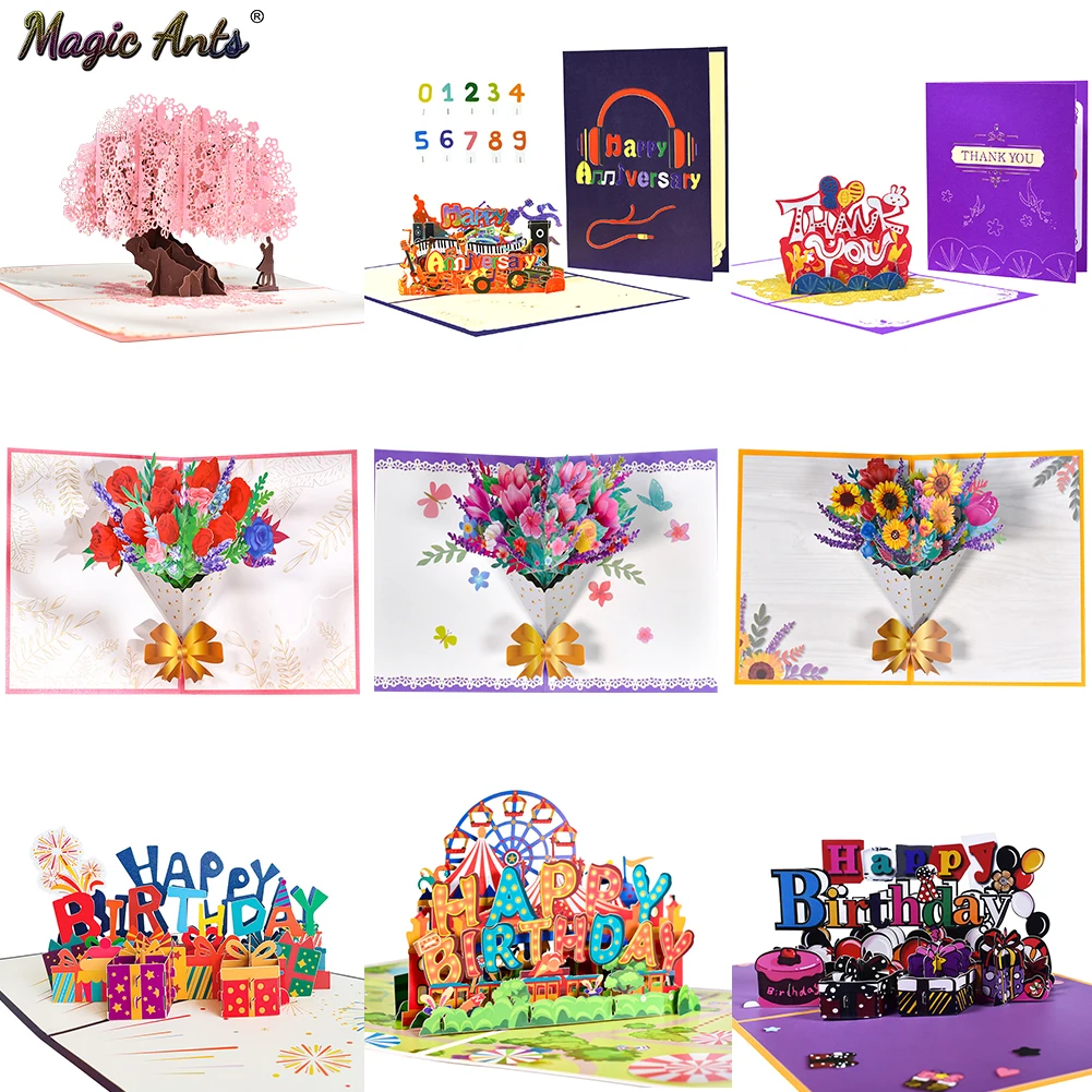 12pcs rosa sandbox temático festa de aniversário convites cartões