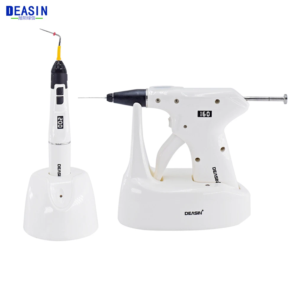 

Dental Equipment 2 in 1 Hot Melt Filling Gun Pen OLED LCD Display Dental Endo Obturation System R20 With Heating Tip