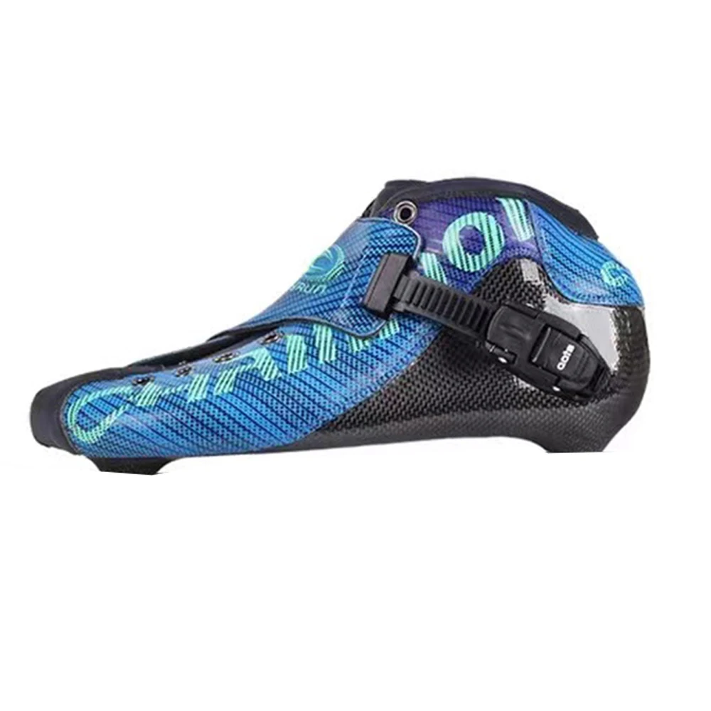 

CITYRUN CHAMPION Speed Skate Boots Inline Skates Up Boot Royal Road Carbon Fiber Upper Boot Wide Toe Tip Track Street Shoe Fibre