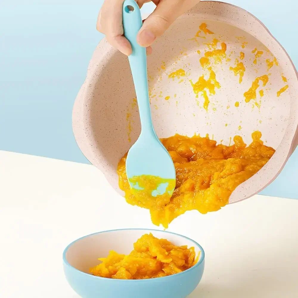 Kitchen Silicone Cream Spatula Spoon Baking Cooking Kitchenware Tools Spatulas Pastry Scraper Mixer Buttter Ice Cream Scoop