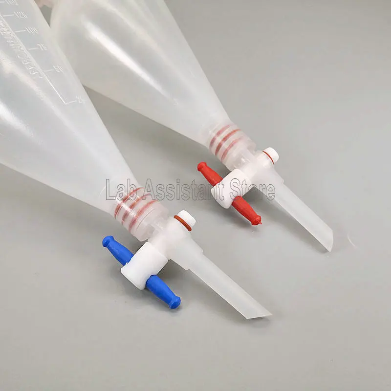 1pcs Lab 125ml 250ml 500ml 1000ml PP Dropping Funnel Plastic Separatory Funnel High Temperature Resistance Laboratory Supplies lab separatory funnel lab plastic funnel