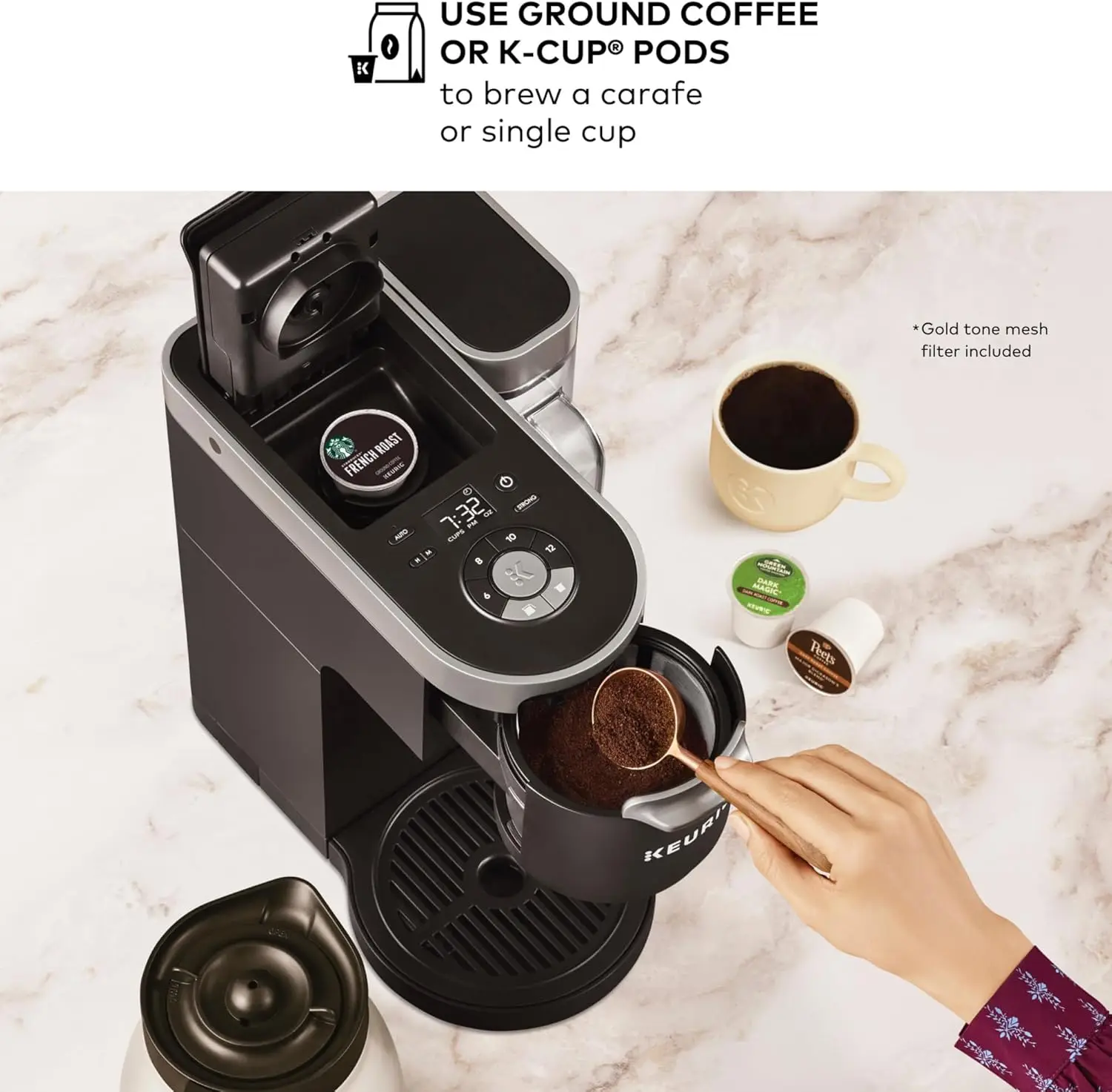K-Duo Plus™ Single Serve & Carafe Coffee Maker 2