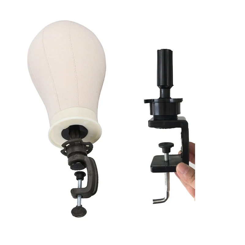 H&STAR Wig Soft Cork Canvas Block Head For Displaying Mannequin  Wig Making Canvas Head