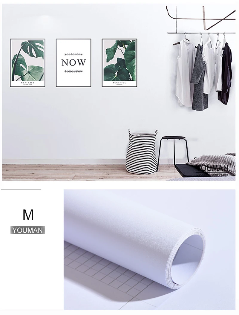 Matte White Self-adhesive Renovation Wall and Furniture Vinyl Film