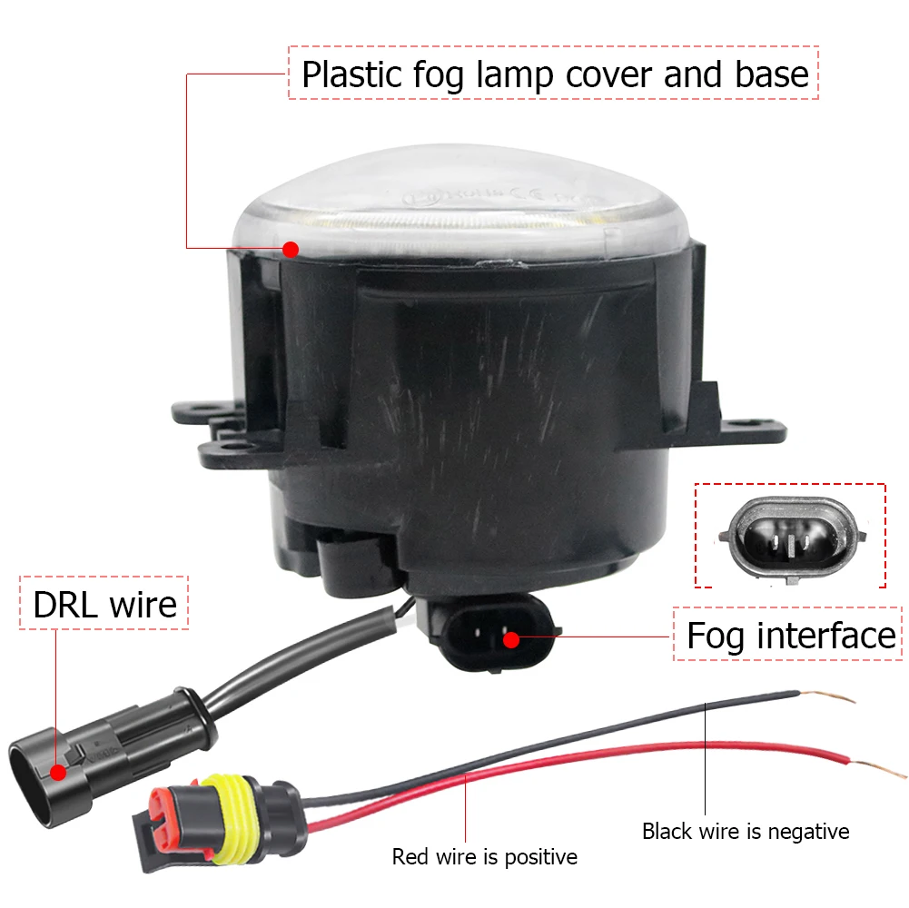 LED Fog Lights for Renault Scenic MK3 / Grand Scenic 3 / III JZ 2009~2016 Angel Eye DRL Daytime Running Head Lamp Car-Styling detail image 4
