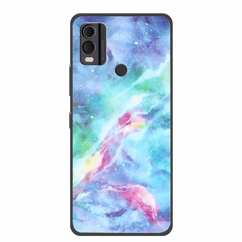 Stylish Marble Silicone Phone Case - Soft TPU Cover with Cool Design