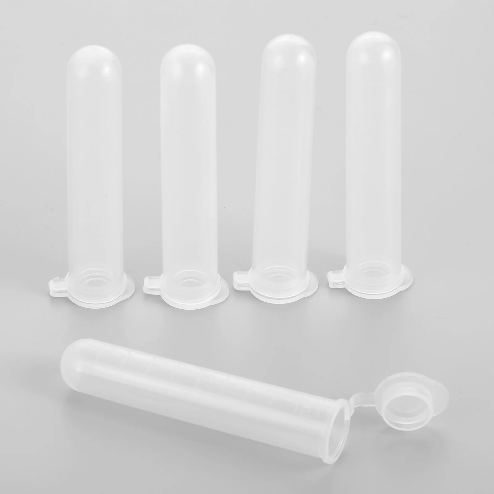 5pcs Transparent Sewing Needle Storage Tube Plastic Bead Pins Bottle Button Sequin Container Box Holder Felting Cross-stitch DIY sewing storage box