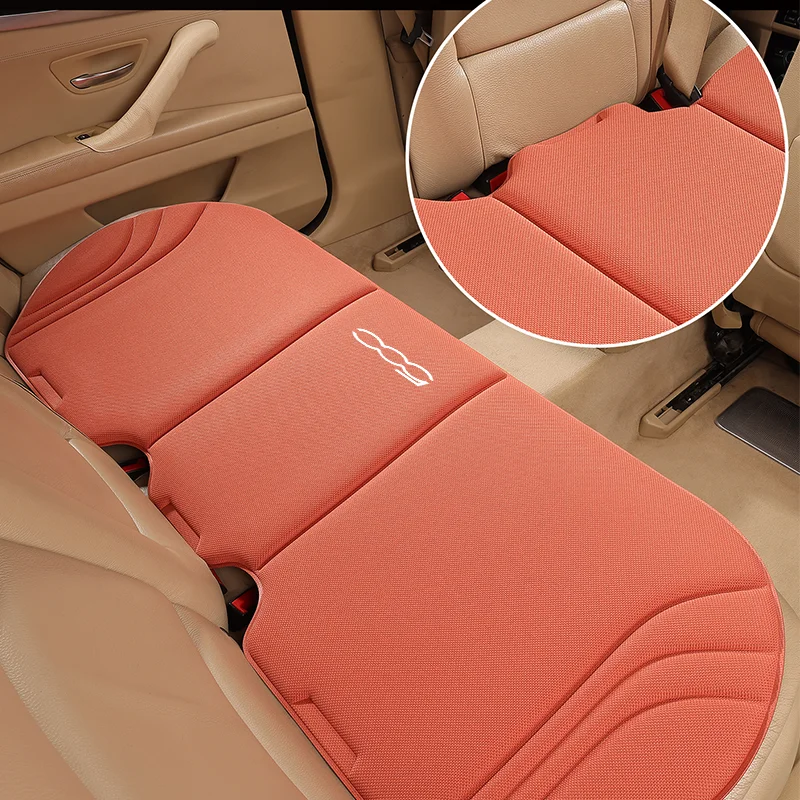 Auto-Sitzbezug vorne und hinten, rutschfest, atmungsaktiv, Schutzkissen für FIAT 500 Abarth Punto Tipo Panda Ducato Stilo Fiorino – Detail 5
