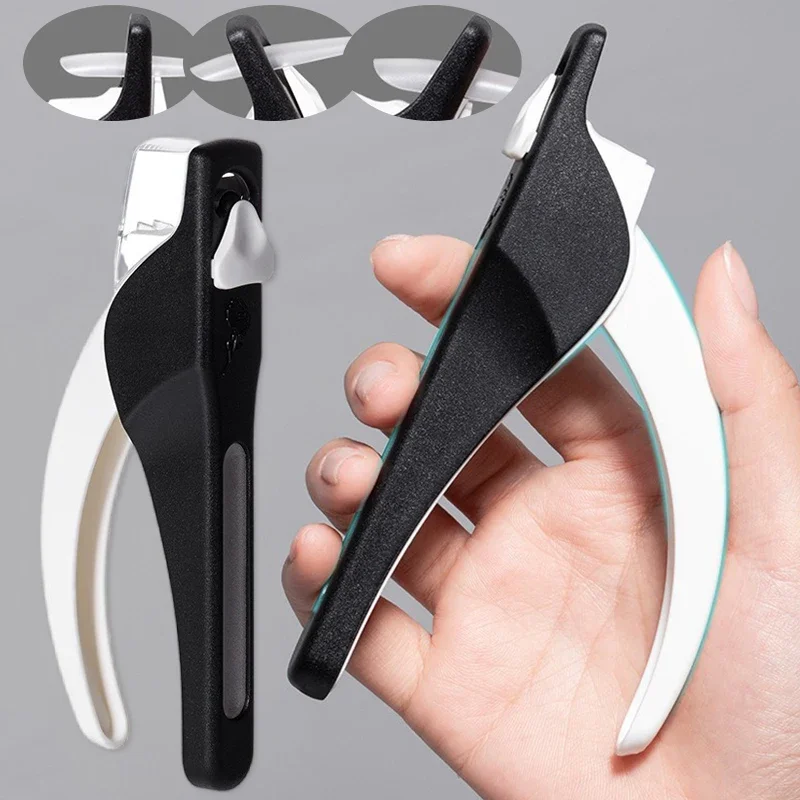 False Nail Art Clipper Anti-splash U-Shaped False Tips Edge Cutters Manicure Stainless Steel Head Professional Nail Art Tools 6