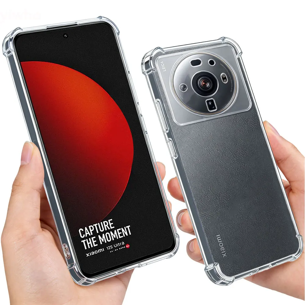 Crystal Clear Transparent Slim Soft Case with Corner Protection and Precise Cutouts