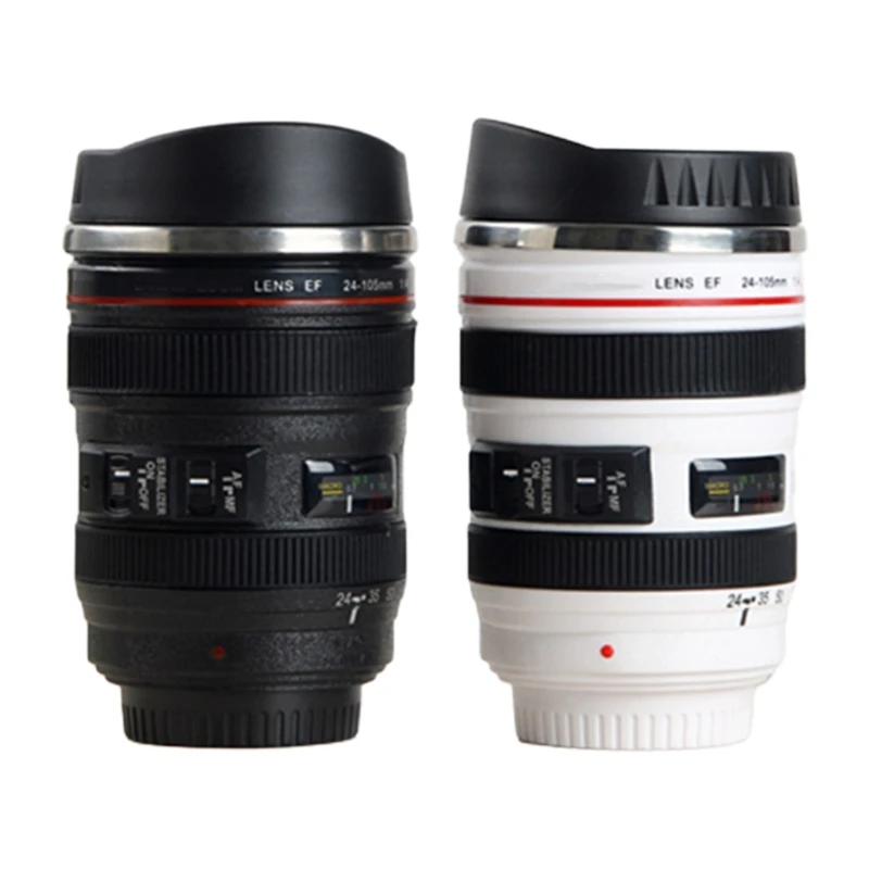 

Кружка-термос из нержавеющей стали с линзой, герметичная для фотографов, любителей подарков, идея рождественских подарков,