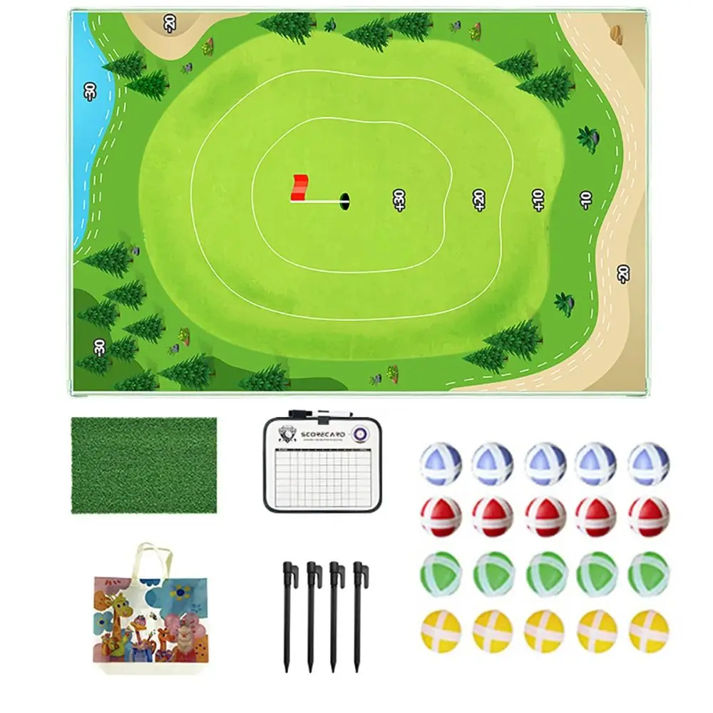 

Portable Golf Training Score Card Professional 20 Golf Balls for Adults Kids Outdoor Indoor