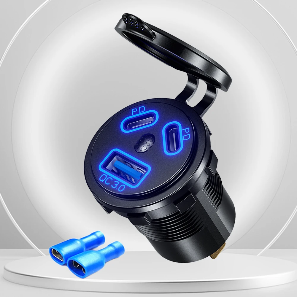 USB    PD CŸ   , QC3.0   , IP66 ,  ؾ , 45W