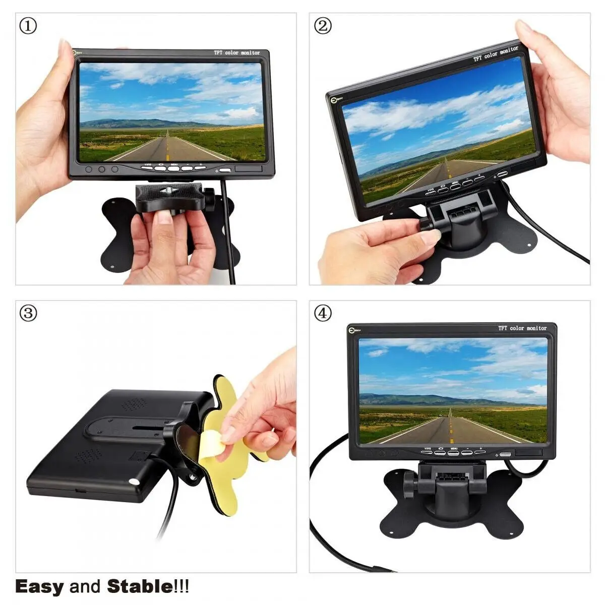 Baceyong Telecamera di retromarcia per auto 12V con angolo di visione di 170 gradi, telecamera di retromarcia per auto antiappannamento impermeabile per visione notturna per M-ercedes B-enz M ML W164