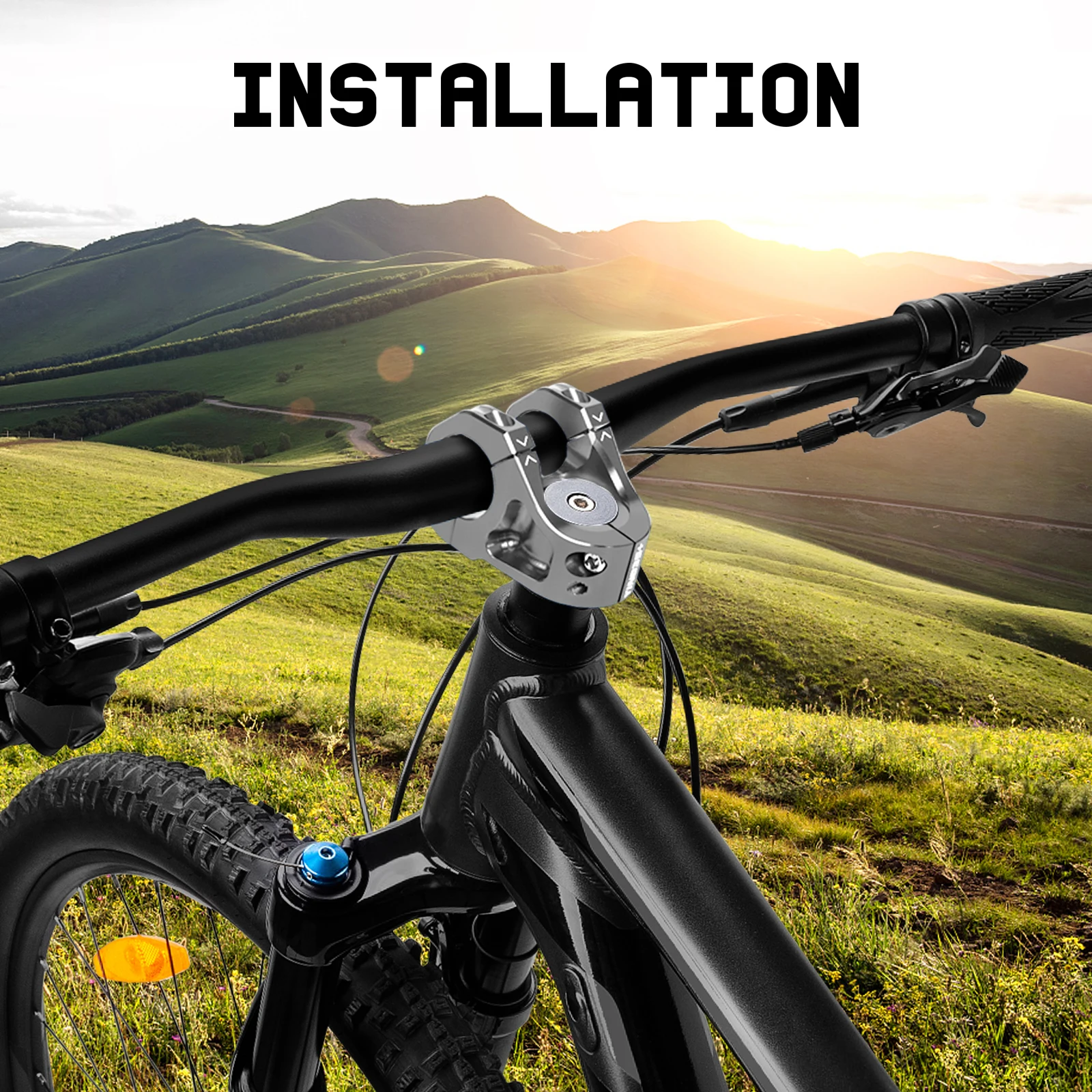Bike Handlebar Aluminum Alloy Cycling Bicycle Bike MTB