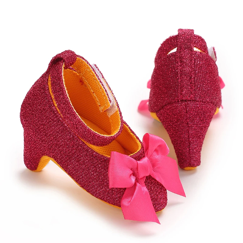 0-5 Monate Baby Mädchen Erste Prinzessin Party Schleife Weiche Sohle Frühling Herbst Kleinkind Festliche Schuhe – Detail 17