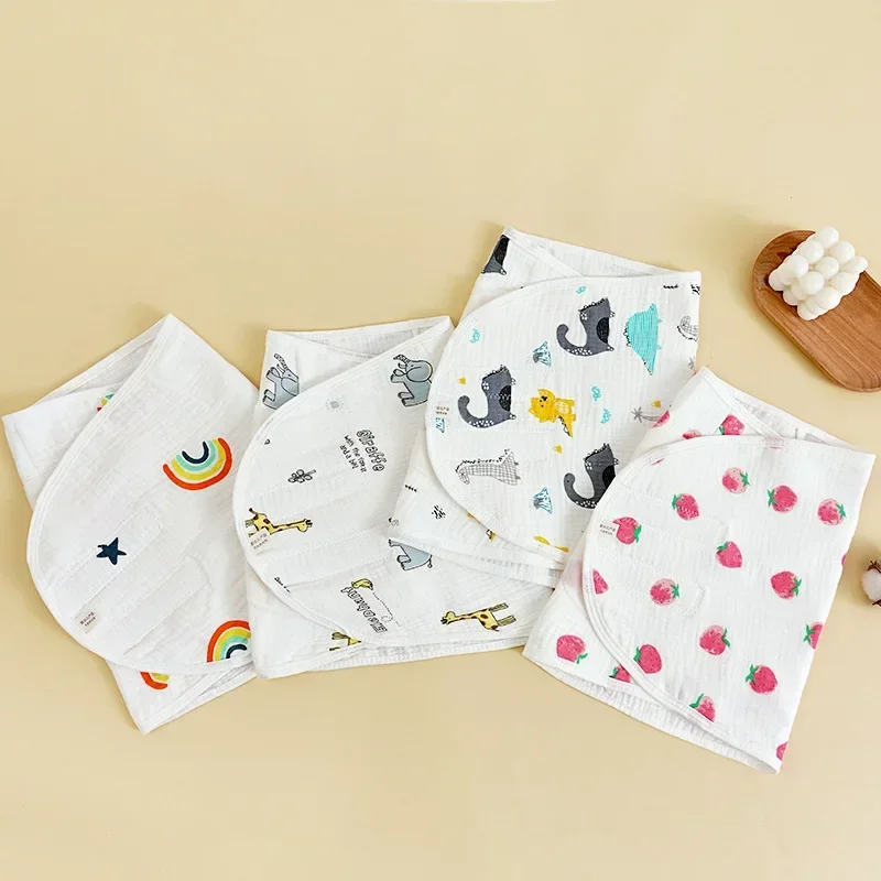 Baby Swaddle Blanket 0-6 Months Strap Protect Belly Baby Sleeping Blanket Wrap for New Born Thin-style for Summer 4