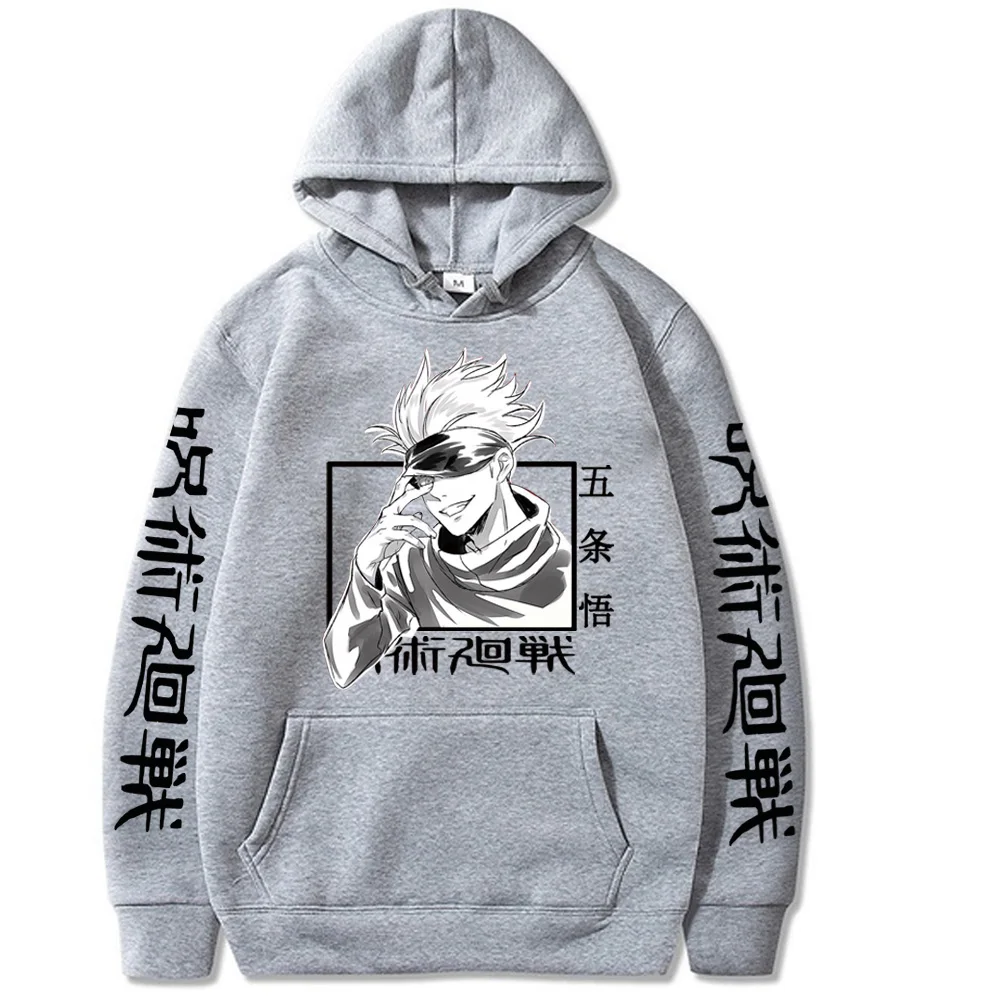 

Jujutsu Kaisen Hoodie Anime Gojo Satoru Print Streetwear Men Women Fashion Sweatshirts Oversized Hoodie Harajuku Unisex Pullover
