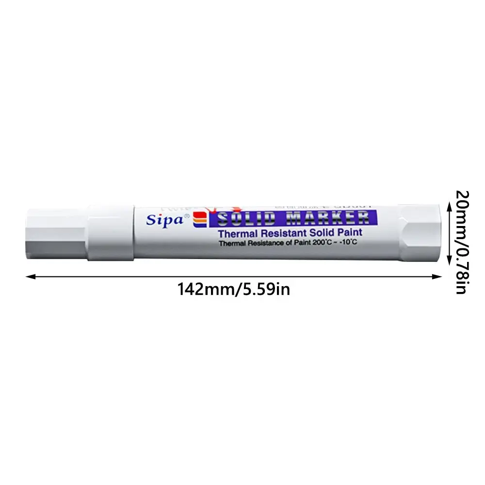 Solid Paint Pen Oil-based Ink Waterproof Solid Paint Marker High Temperature Resistant Marker Pen