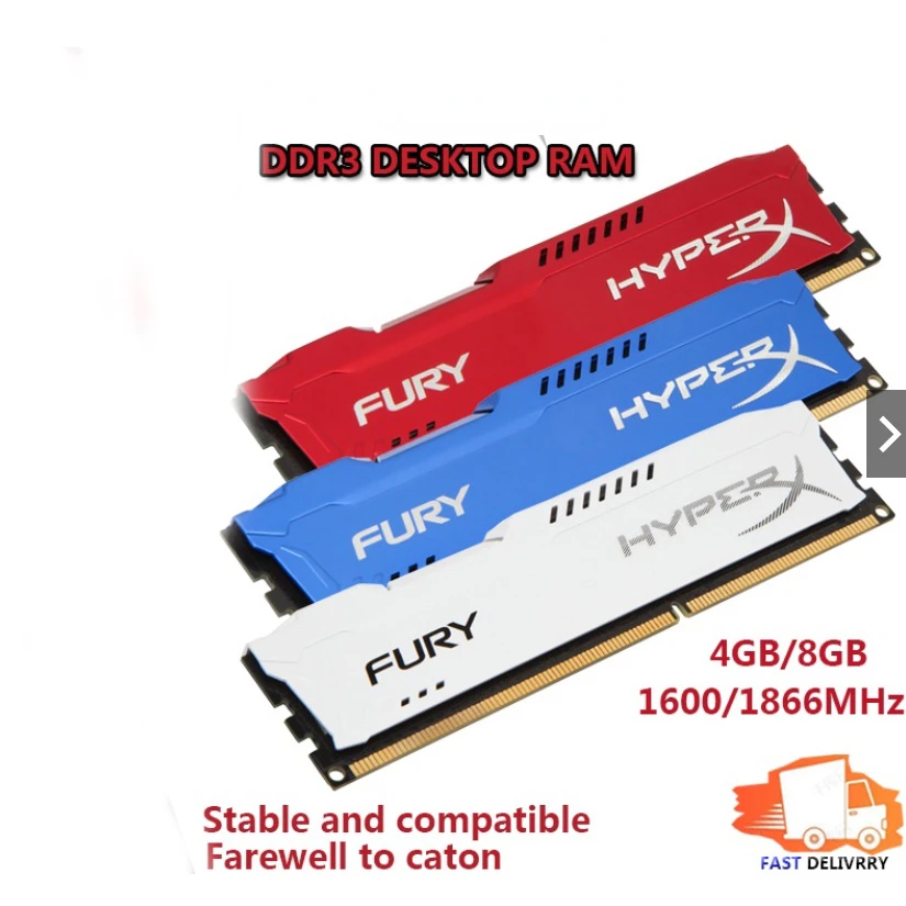 Ddr3 Ram 4gb 8gb Dimm 1600mhz 1866mhz 240pin 1.5v Desktop Memory Pc3 ...