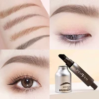 Eyebrow Tint Pencil With Large Brush Head Natural Hairline Modification Press Type Eyebrows Dye Pen Anti Smudging 1
