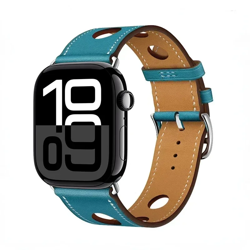 Elegant Leather Strap for Apple Watch - Business Bracelet Edition