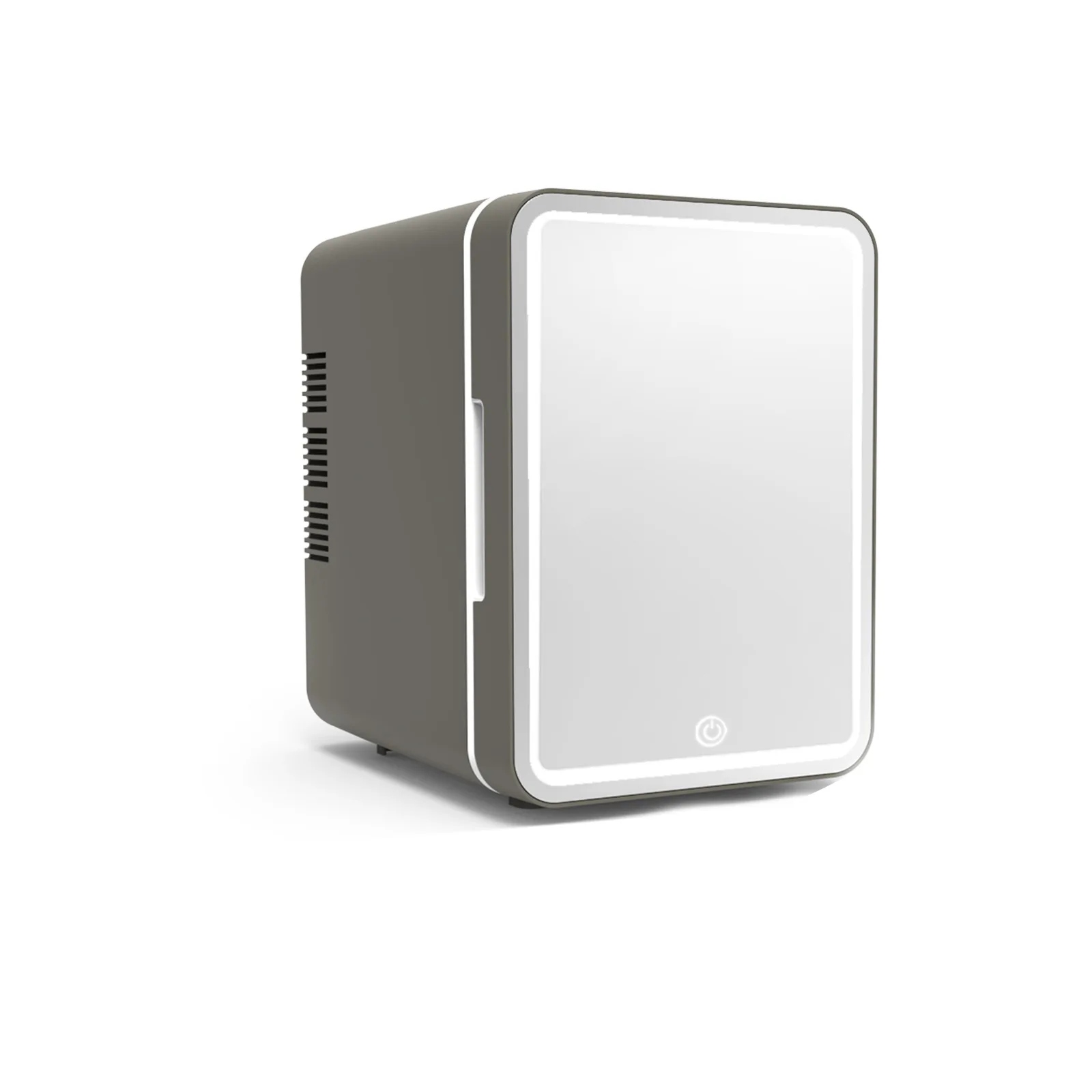 Smart table with led mirror fridge refrigerator 8l 10l small fridge mini smart touch table with refrigerators and freezers home