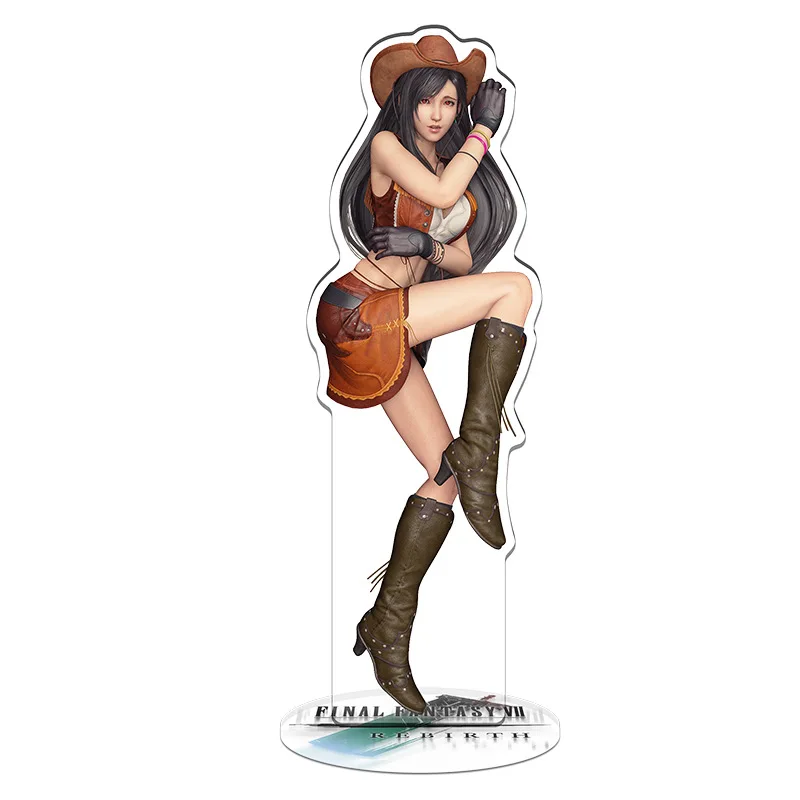 Remake Acryl Stand Spiel Peripheriegeräte Wolke/Sephiroth/Aerith/Zack/Tifa Figur Schreibtisch Ornamente Spielzeug Geschenk – Detail 12
