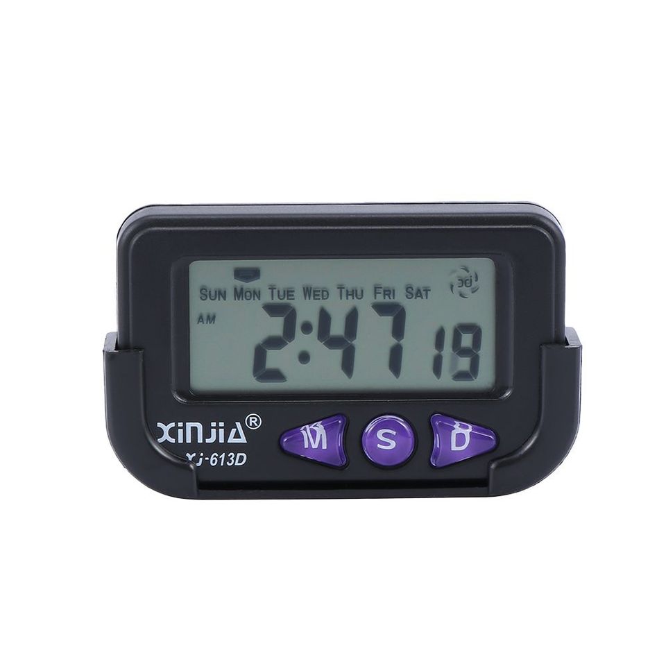 Fashion Portable Travel Date Time Pocket Sized Alarm Clock Automotive Digital Electronic Stopwatch