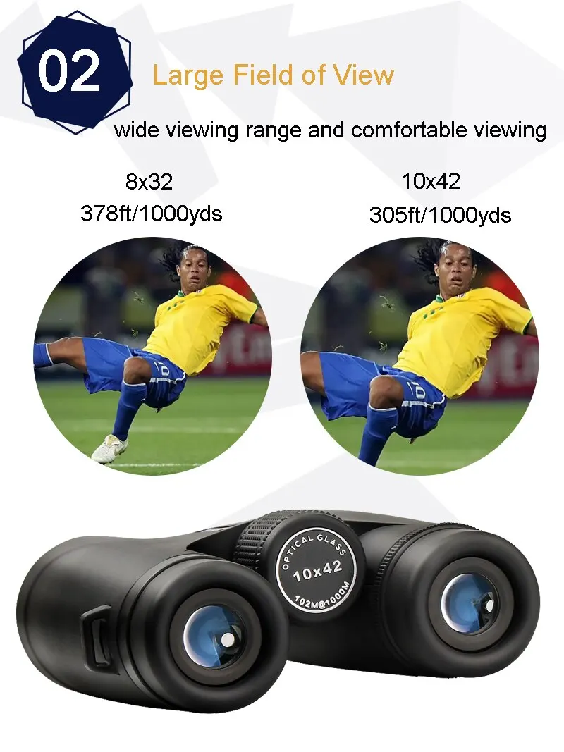 Svbony F9333A/F9333B Binoculars 10X42/8X32 Telescope Powerful Professional HD Long Range Camping Equipment For Traving Suvival 3