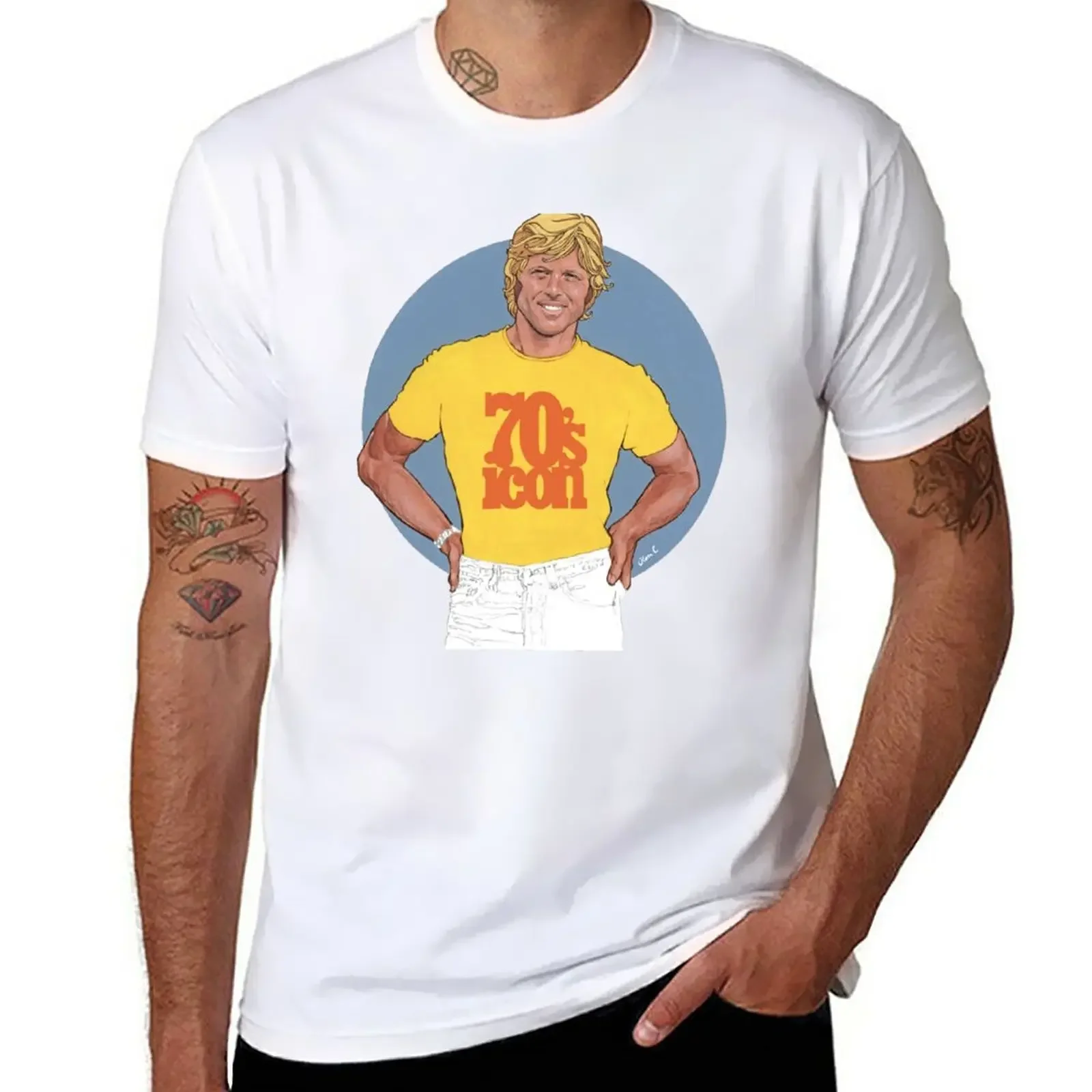 

70's icon T-Shirt quick-drying cute clothes Blouse mens clothing