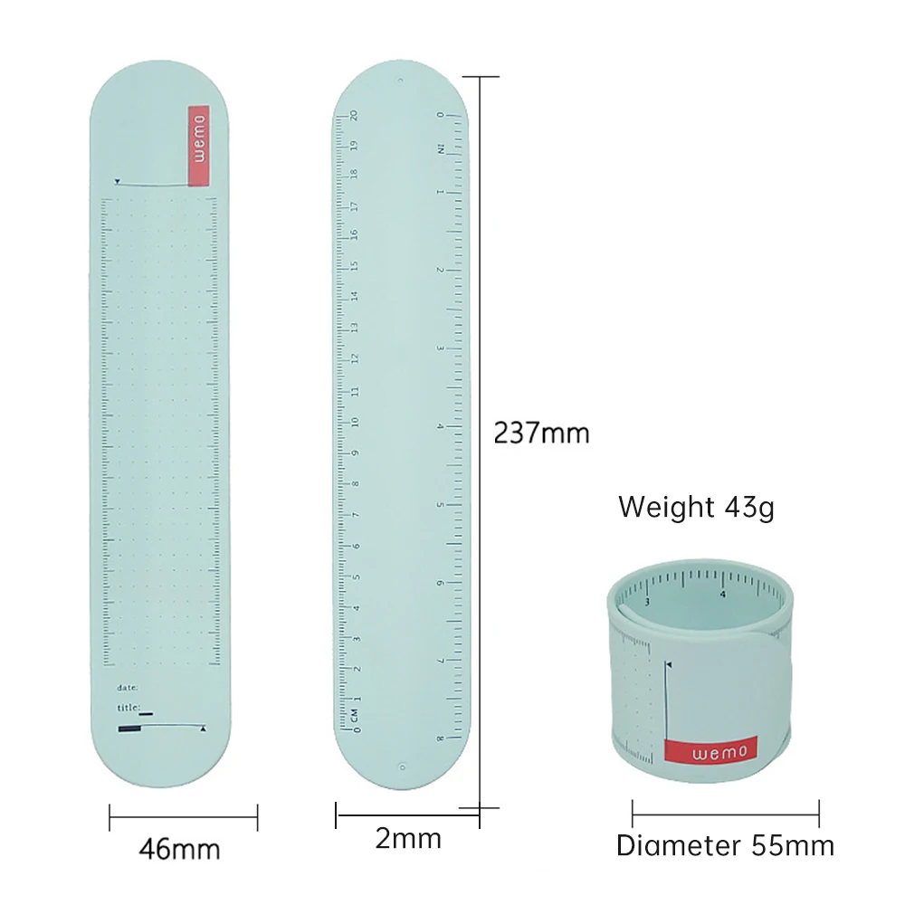 Reusable Erasable Wearable Plan Memorandum Silicone Memo Waterproof Wristband Portable Note for Students Nurse Notepad 6