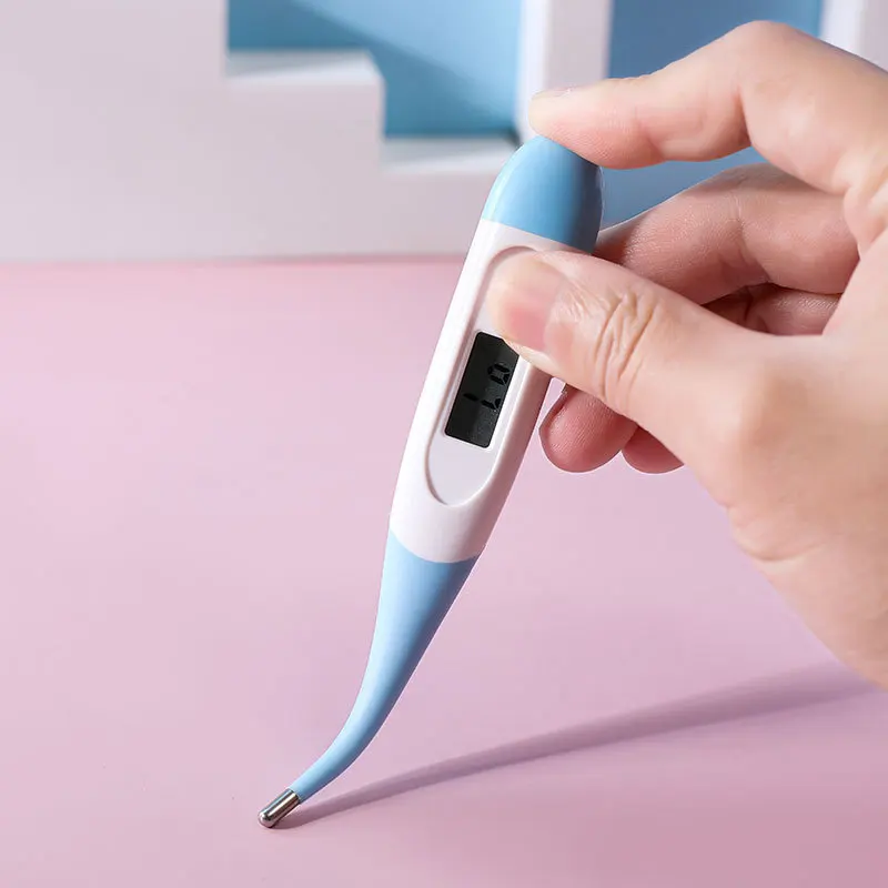 8 Seconds Backlit Fever Thermometer Medical Household Digital LCD Medical Fast Measure Kids Baby Child Adult Body Soft