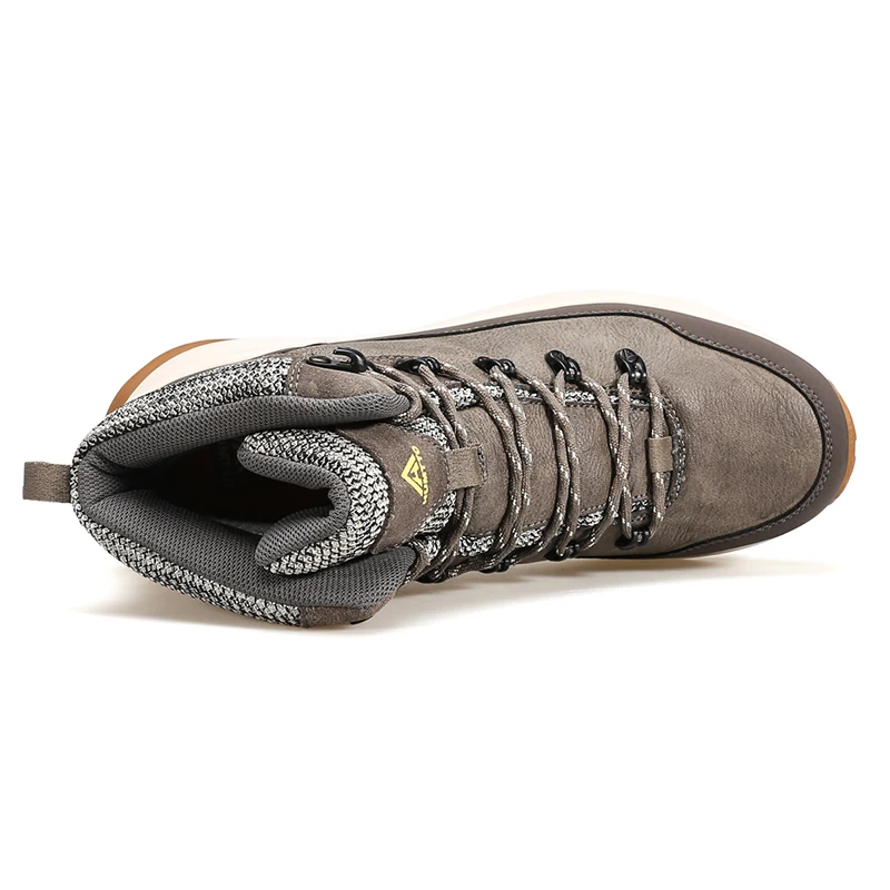Hiking Shoes Snow Boots HUMTTO Winter Snow Boots Leather Hiking Shoes for Men Waterproof Sports
