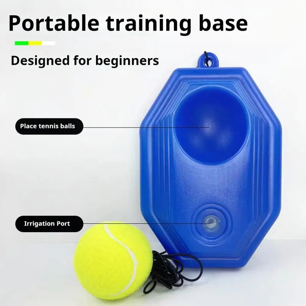 Solo Tennis Training Tool Solo Tennis Rebounder Set for Adults Kids Practice Training Tool with 2 Balls Trainer for Self