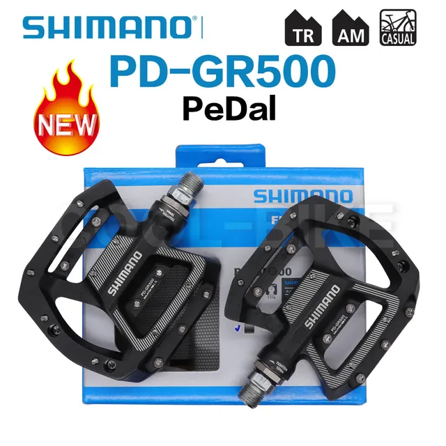 Shimano-フラットペダルpdgr400,グラ500,フラットpu,ファッショ