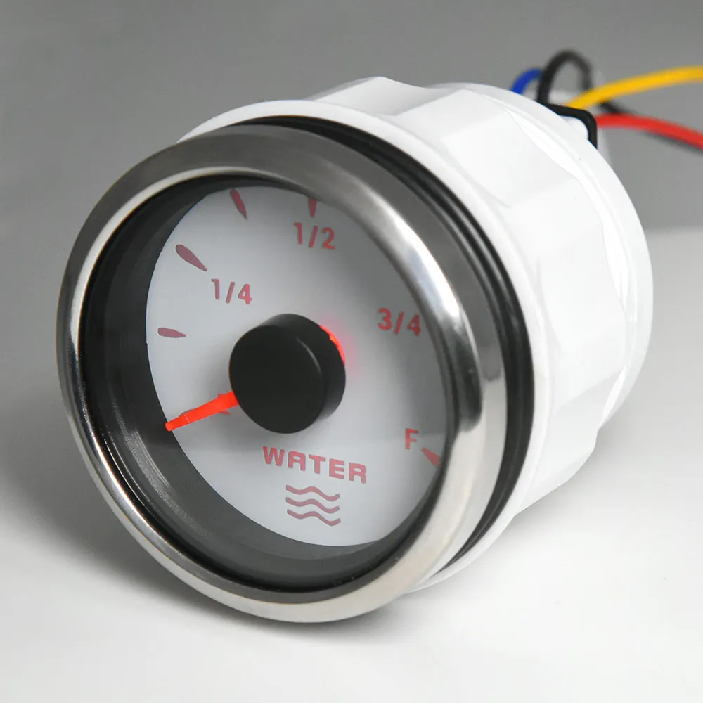 Water Level Gauge 7 Color Backlight 52mm Water Level Gauge Sensor 100-600mm