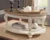 Realyn Casual Cottage Coffee Table, Antique White & Brown 2