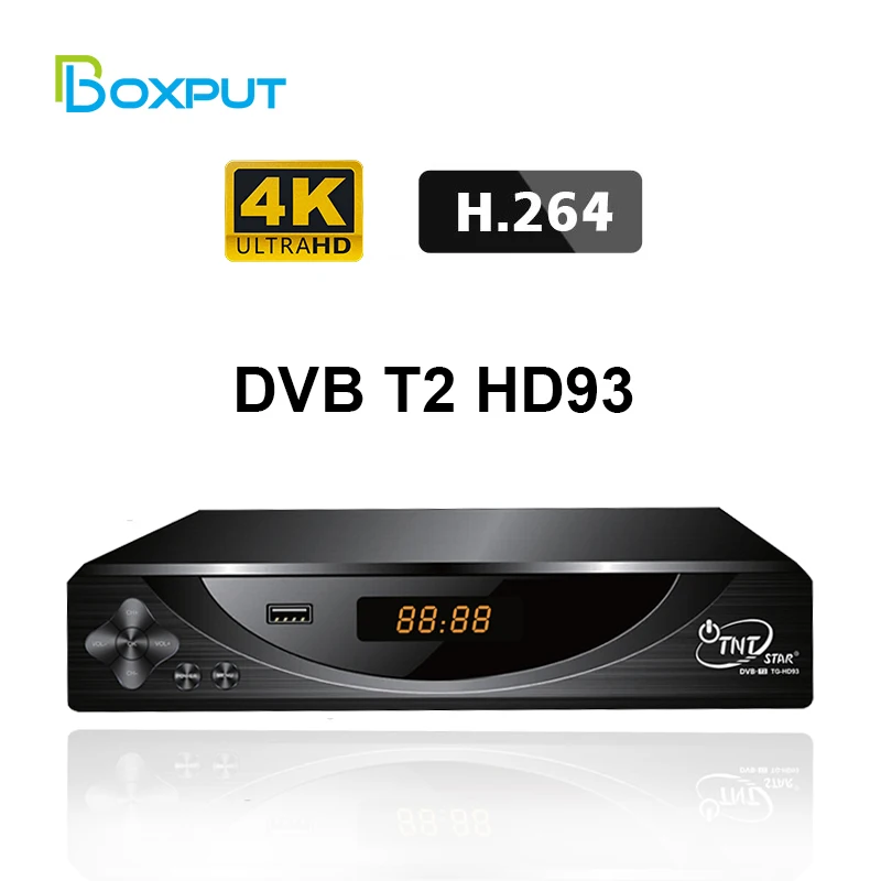 Decodificador de TV Digital H.264, DVB-T2 sintonizador de TV HD 1080P,  programa Digital gratuito con antena interior, compatible con TV antigua,  DVB T2 - AliExpress